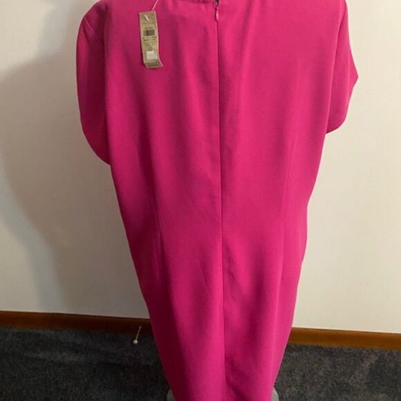 Ann Taylor Pink dress with lace, size 18 - Picture 3 of 4